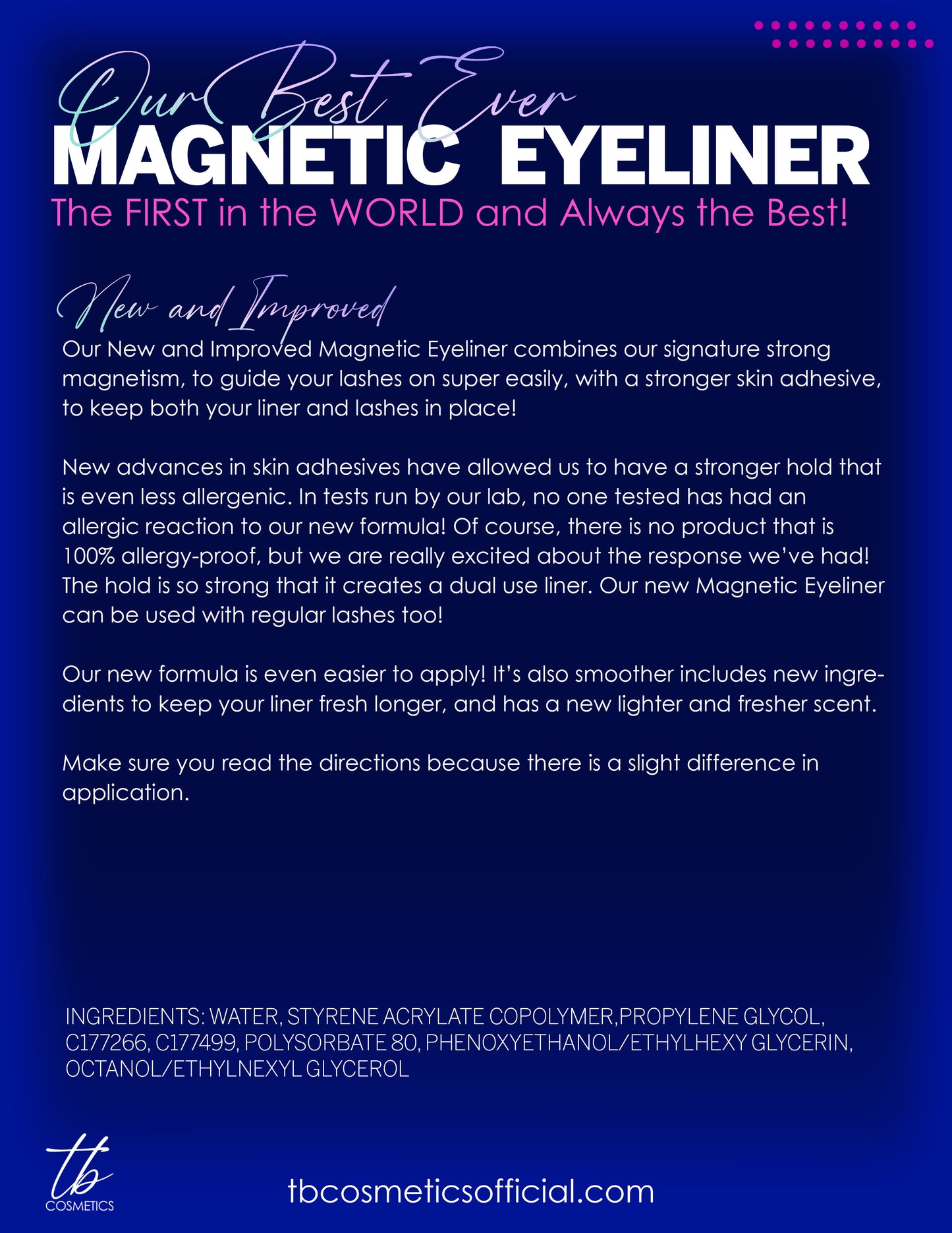 Magnetic Eyeliner - New and Improved